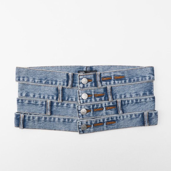 Zara Accessories - NWT SPECIAL EDITION Denim Waistline Belt, 32